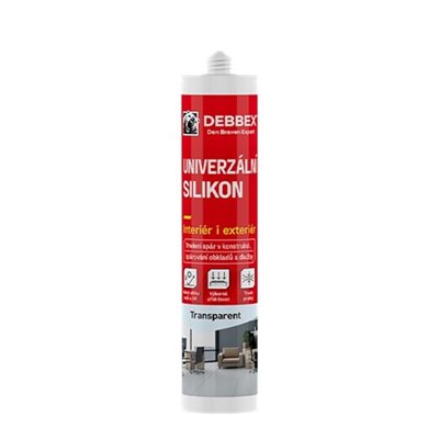 Univerzální silikon 280ml transparentní Den Braven