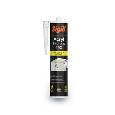 Tmel akrylový SIGILL ACRYL EXPRESS 590 WHITE 300 ml  JUB