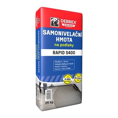Hmota samonivelační na podlahy Rapid S400 25 kg Den Braven