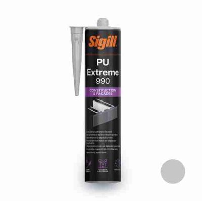 Tmel polyuretanový SIGILL PU EXTREME 990 GREY 310 ml  JUB