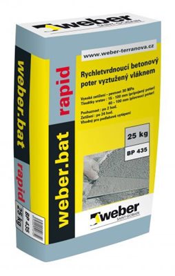 Potěr betonový WeberBat rapid 25 kg Weber