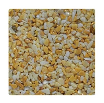 Mramorové kamínky žluté 3-6 mm pro kamenný koberec 25 kg Den Braven