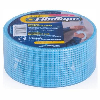 Páska bandáž samolepící  tkaninová FibaTape modrá 48x90 m Likov