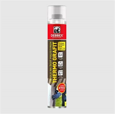 Lepidlo na šedý polystyren Thermo Grafit 750 ml  Debbex Den Braven