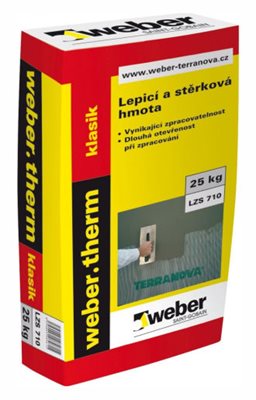 Lepidlo a stěrka WeberTherm Klasik 25 kg Weber