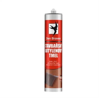Tmel  Stavbařský butyl.  bílý   Den Braven   310 ml