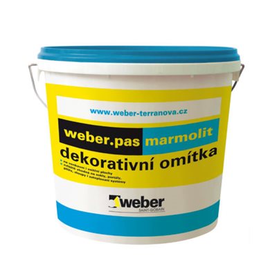 Omítka Marmolit jemnozrnná 20 kg Weber
