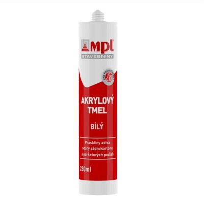 Akrylový tmel 280 ml bílý MPL