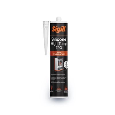 Tmel silikonový SIGILL SILICONE HIGH TEMP 790 BLACK 300 ml  JUB