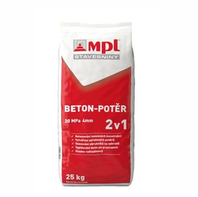 Beton-Potěr 2v1 MPL 20 MPa 4 mm  25 kg