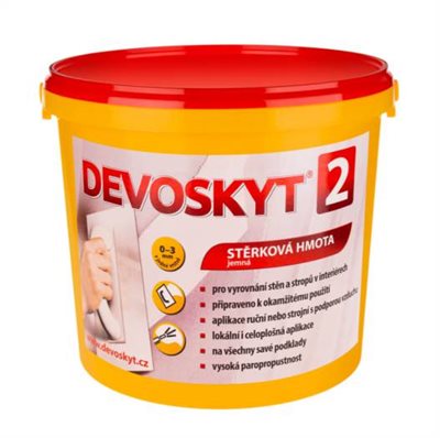 Stěrka vyrovnávací omítková 21 kg bílá Devoskyt 2