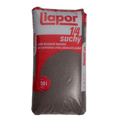 Podsyp suchý frakce 1-4 mm 50 l Liapor