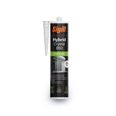 Lepidlo hybridní SIGILL HYBRID CRYSTAL 850 TRANSPARENT 290 ml  JUB