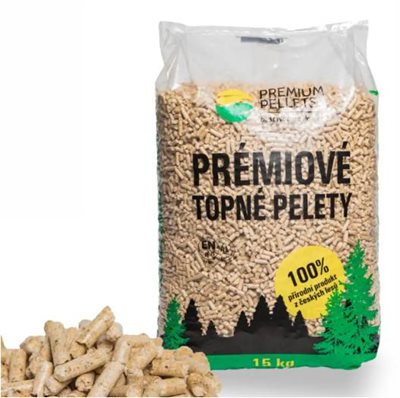 Dřevěné pelety PREMIUM PELLETS A1 EN 15 kg