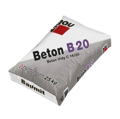 Suchá betonová směs Baumit Beton B 20 25 kg