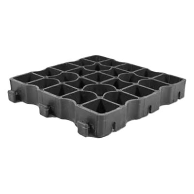 Dlažba plošná zatravňovací plastová 101 E50 S 333x333x50 černá Puruplast