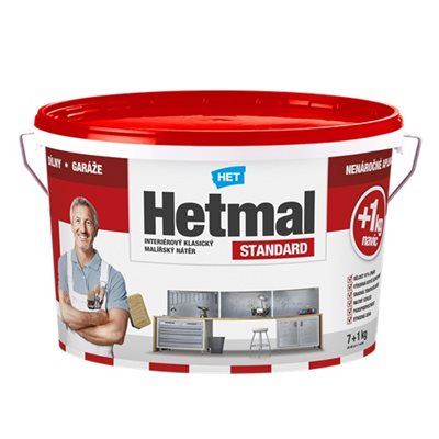 Barva interiérová Hetmal STANDARD 7+1 kg Het