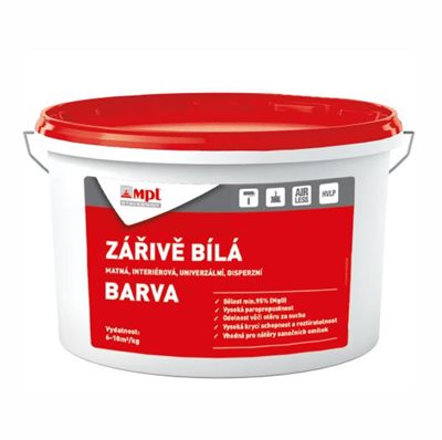 Interiérová barva Zářivě bílá MPL