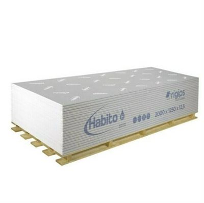 Sádrokarton impregnovaný Habito H 12,5x1250x2000 mm (24 ks/pal) Rigips