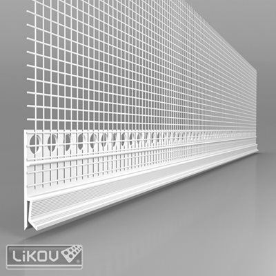 Profil parapetní s okapnicí  tkanina LX-H FLEX 2 m (20 ks/bal) Likov