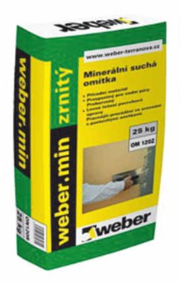 Omítka minerální hlazená WeberMin 2 mm 25 kg bílá Weber