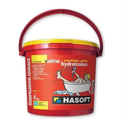 Hydroizolace tekutá koupelnová 4 kg Hasoft