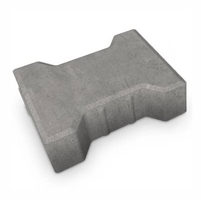 Dlažba zámková neskladba Íčko 165x200x60 šedá Semmelrock