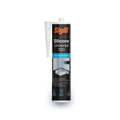 Tmel silikonový SIGILL SILICONE UNIVERSAL 720 TRANSPARENT 280 ml  JUB