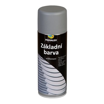 Barva Primalex Sprej PX základní šedá 400 ml