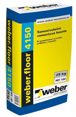 Směs samonivelační cement WeberFloor 4150 25 kg Weber